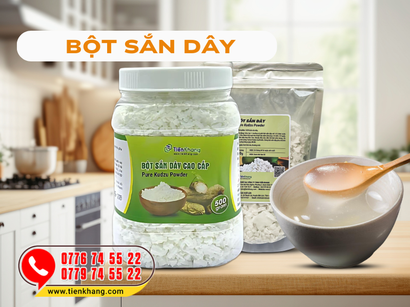 Các loại thực phẩm dưỡng sinh hàng đầu: Bột sắn dây