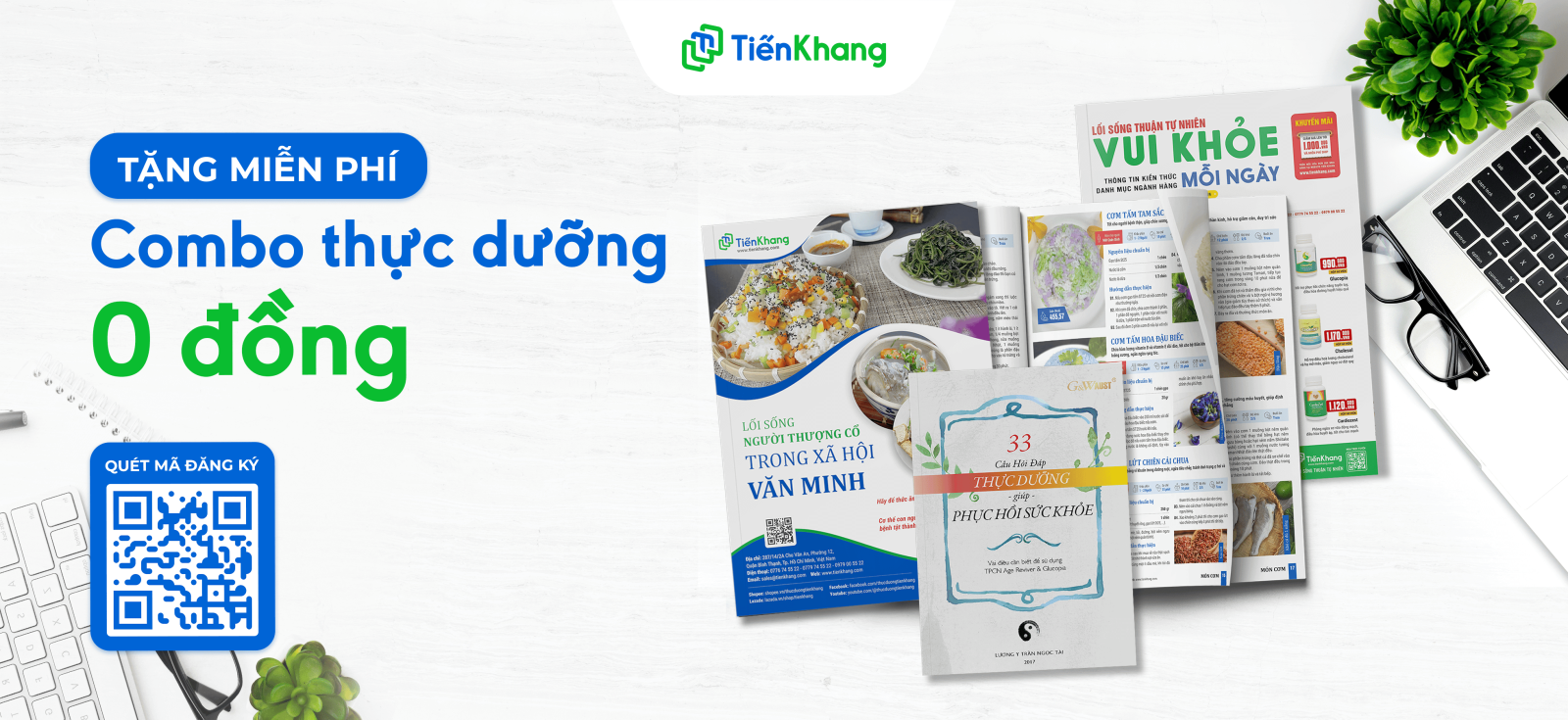 Nhận ngay trọn bộ Combo 3 sách hỗ trợ lối sống thực dưỡng