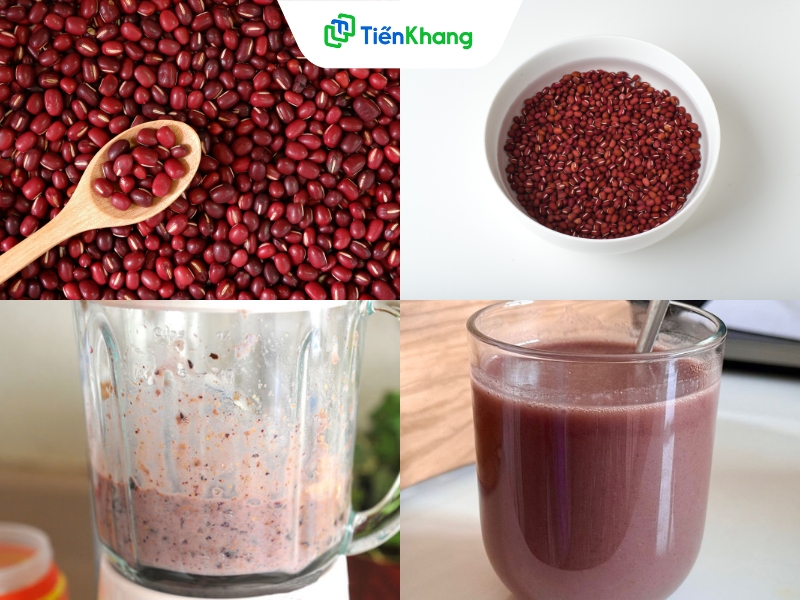 Sữa đậu đỏ giúp da dẻ hồng hào