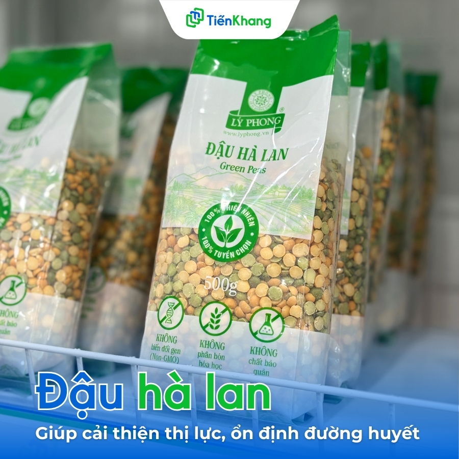 Đạu hà lan organic đang được bán tại Tiến Khang