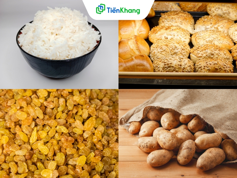 Đường glucose thường có nhiều trong ngũ cốc, tinh bột