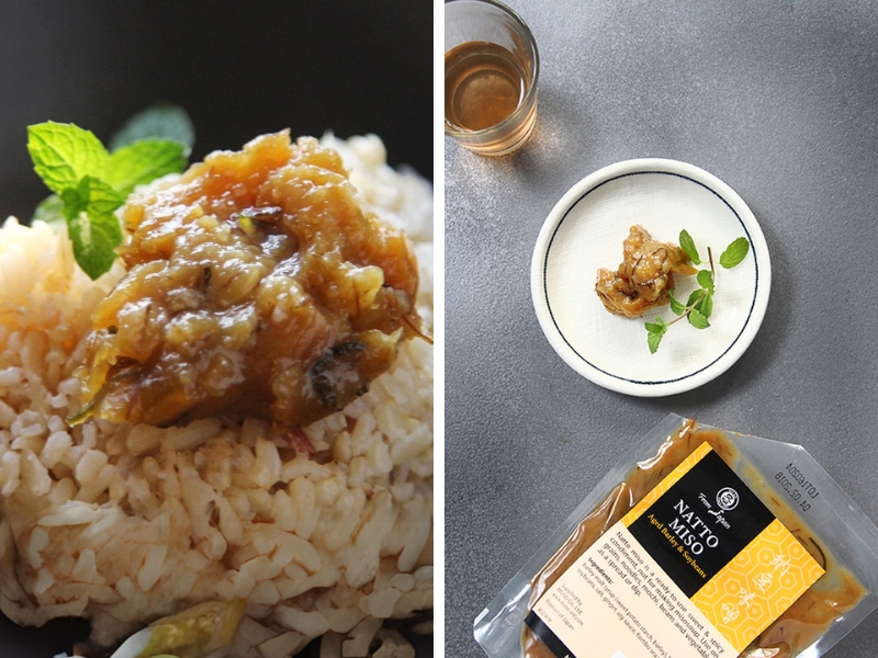 Natto Miso ăn cùng cơm nóng