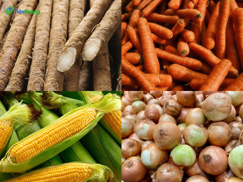 Vị ngọt đến từ các loại rau củ