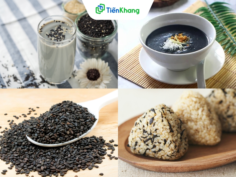 Trong 100 gram mè đen có chứa canxi cao gấp 7-9 lần sữa bò