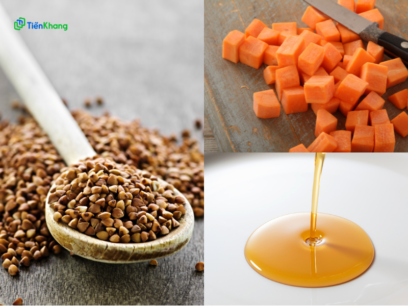 Cháo kiều mạch cà rốt