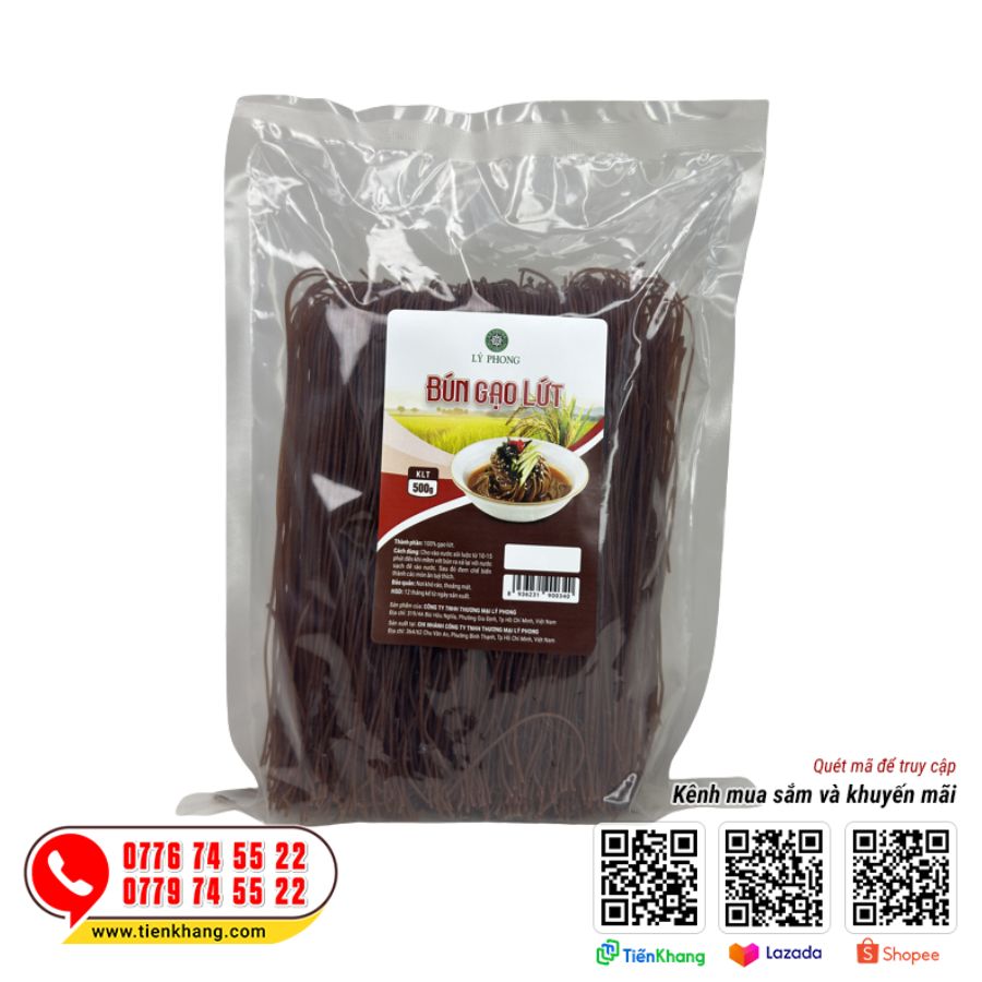 Công dụng của bún gạo lứt huyết rồng