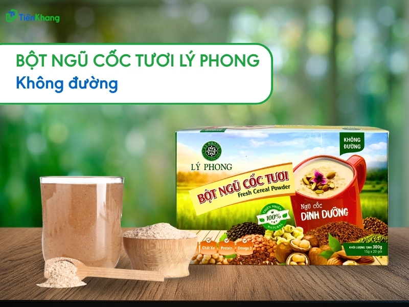 Bột ngũ cốc Tươi Lý Phong - Không đường