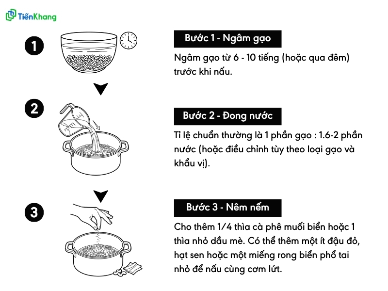 Cách nấu gạo đỏ (gạo lứt đỏ) ngon và bổ dưỡng