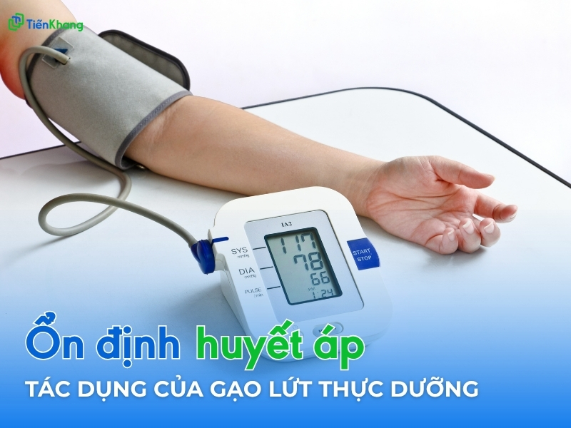 Hình 2: Gạo lứt giúp ổn định huyết áp