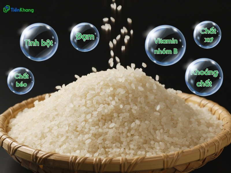 Thành phần dinh dưỡng có trong gạo