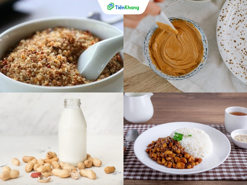 Các cách chế biến đậu phộng thơm ngon