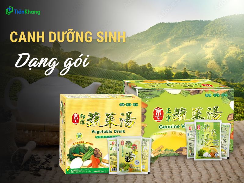 Canh dưỡng sinh dạng gói tiện lợi