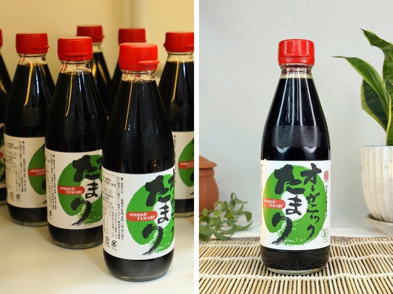 Nước tương Tamari organic Marumata nhập khẩu Nhật Bản 100%
