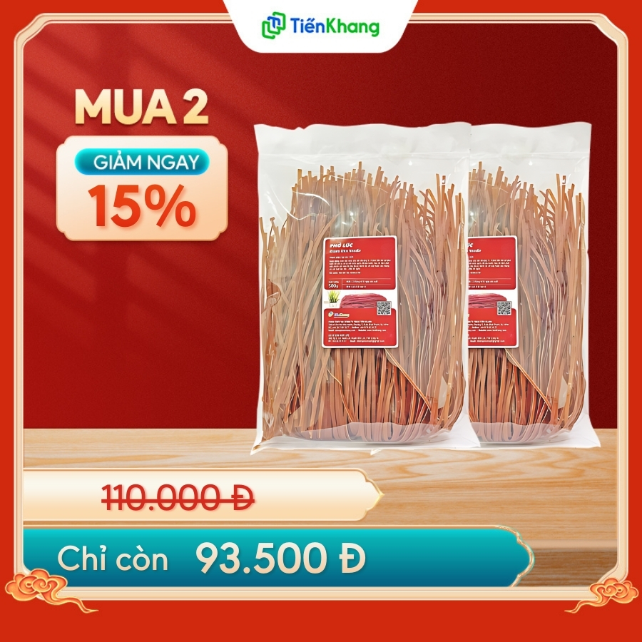 Phở gạo lứt đang có ưu đãi mua 2 giảm 15%