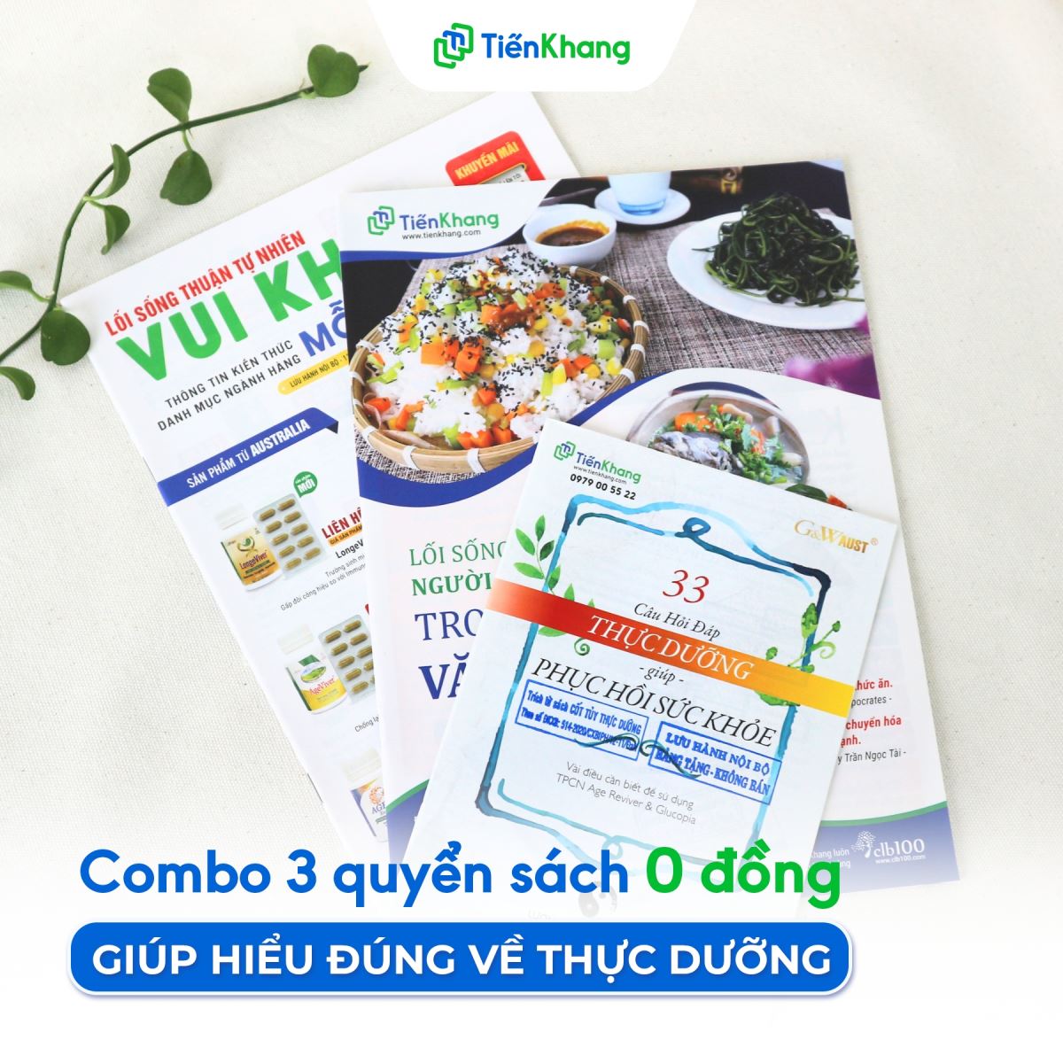 Bộ 3 quyển tài liệu thực dưỡng miễn phí