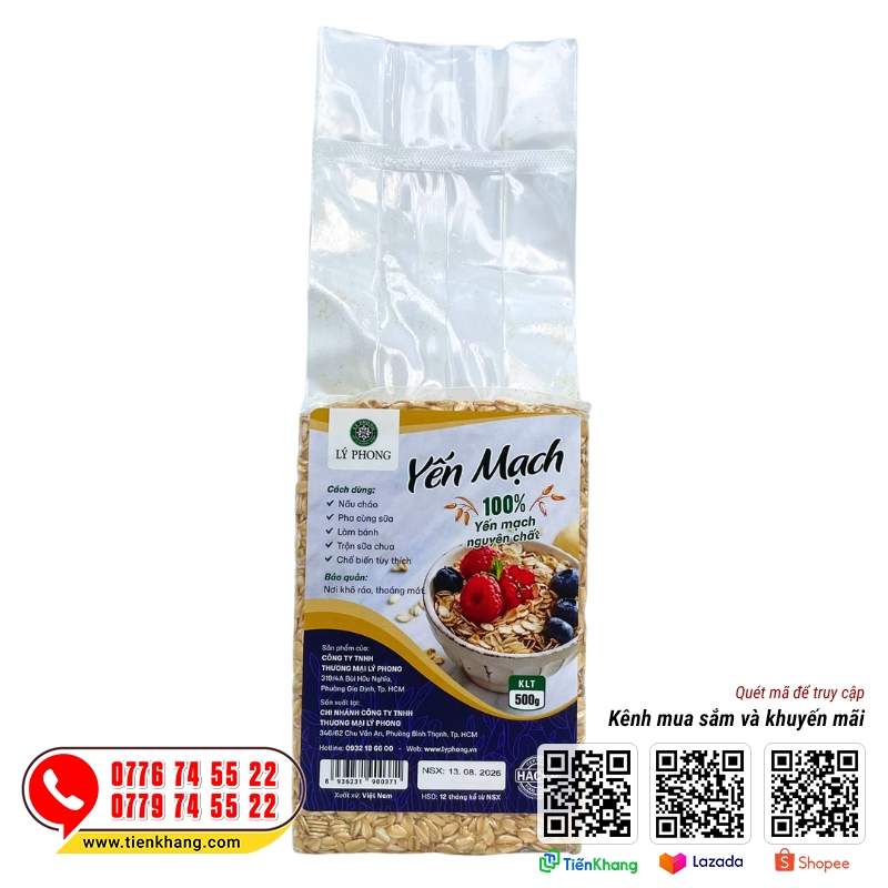 Yến mạch nguyên chất