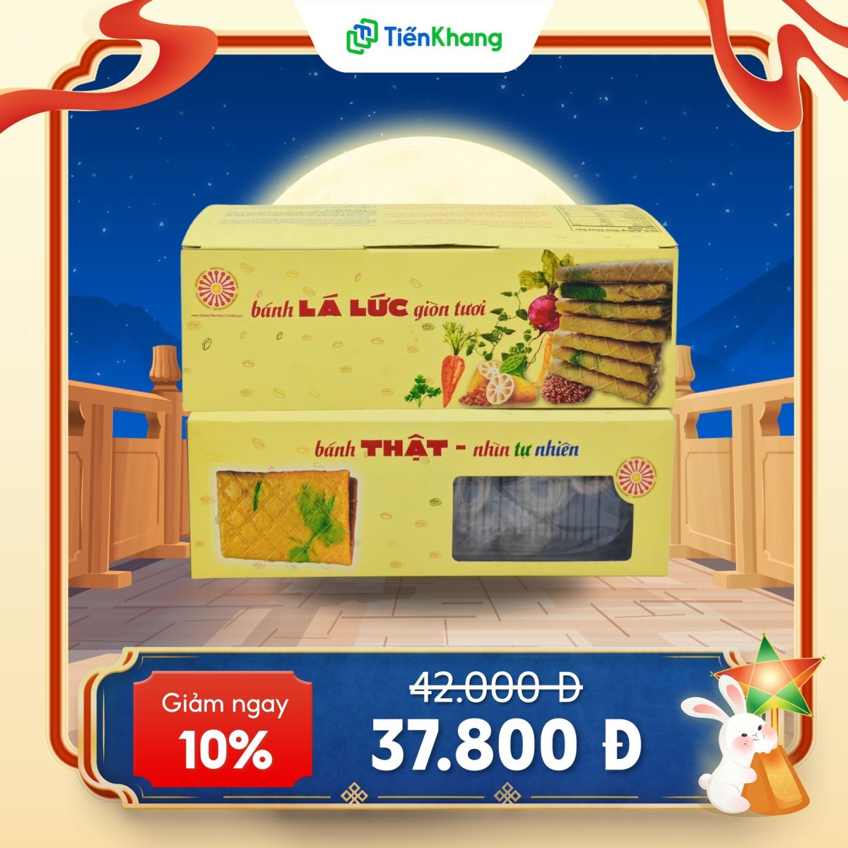 Khuyến mãi Trung thu: Bánh lá lức giòn tươi