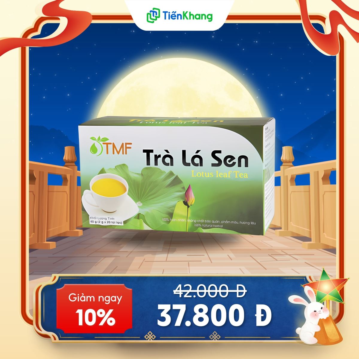 Khuyến mãi Trung thu: Trà lá sen