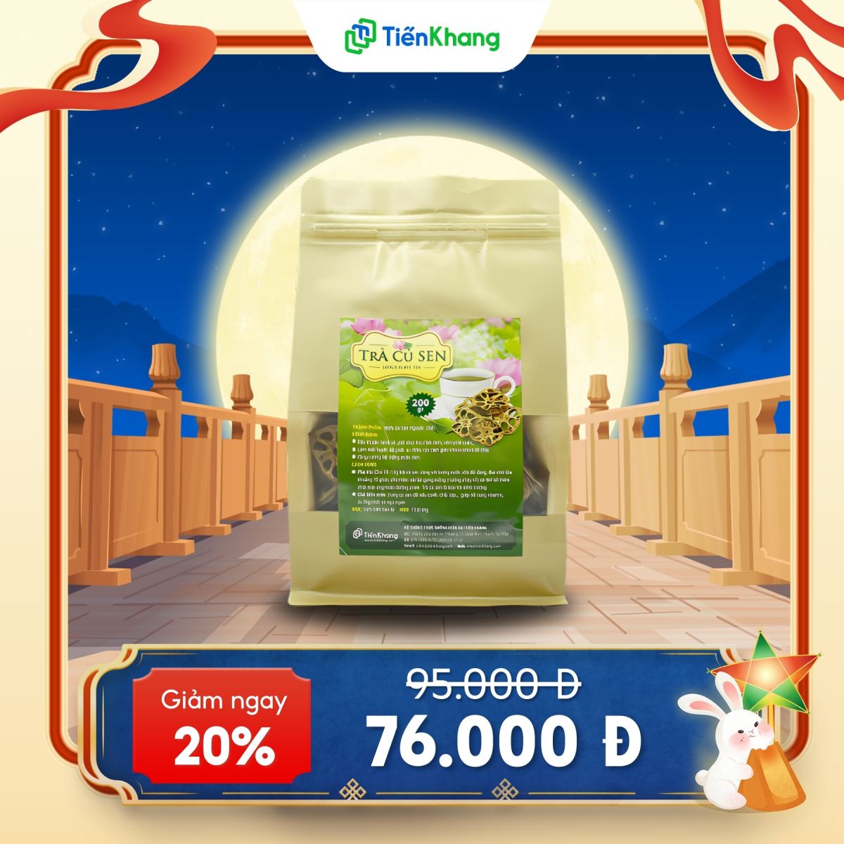 Khuyến mãi Trung thu: Trà củ sen