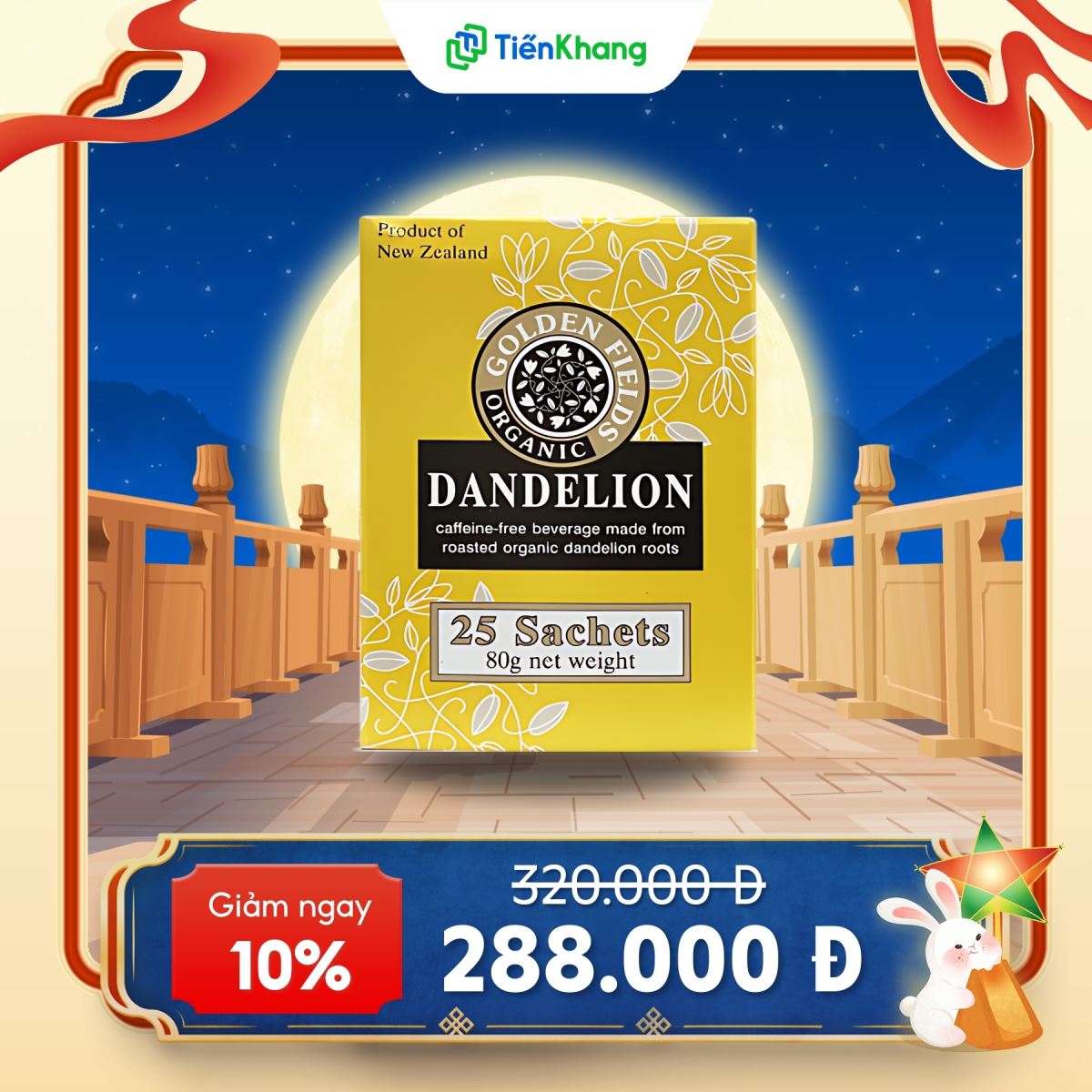 Khuyến mãi Trung thu: Trà rễ bồ công anh