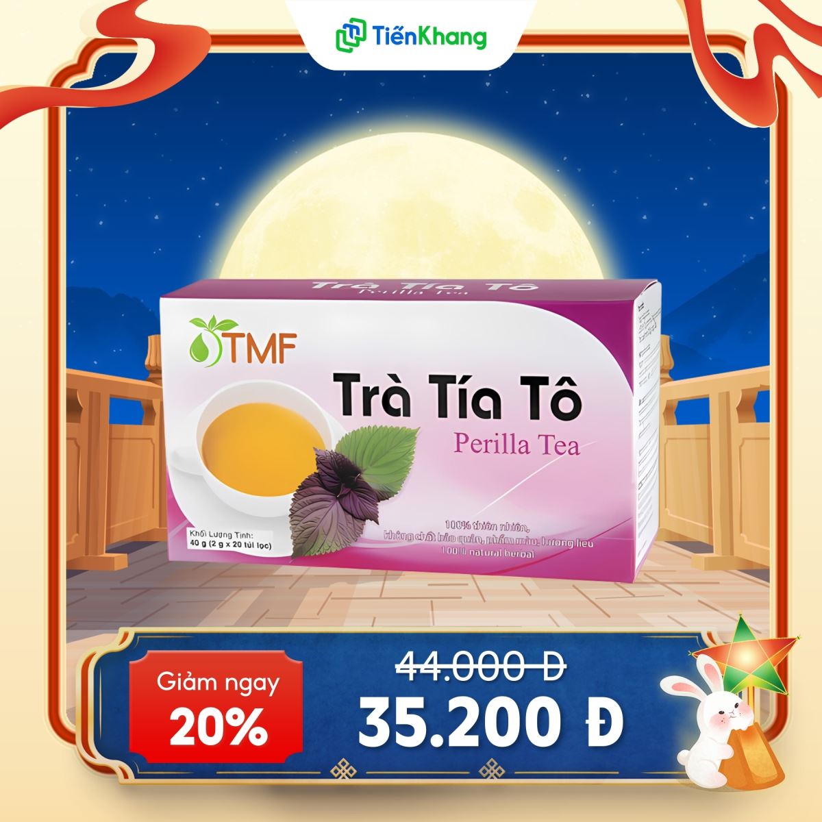 Khuyến mãi Trung thu: Trà tía tô