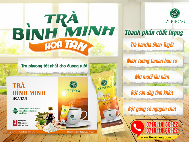 Trà bình minh hòa tan Lý Phong