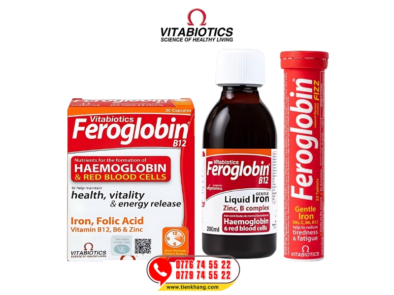 Thực phẩm bổ sung Feroglobin B12 