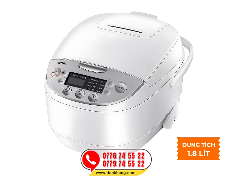 Nồi cơm điện tử Toshiba 1.8L RC-18DH2PV 