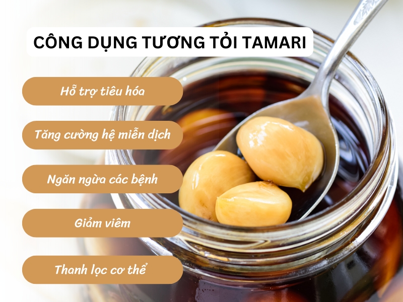 Công dụng tương tỏi tamari