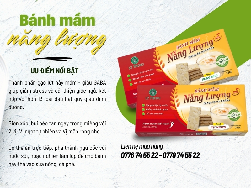 Bánh mầm năng lượng Lý Phong