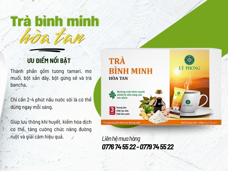 Trà bình minh hòa tàn Lý Phong