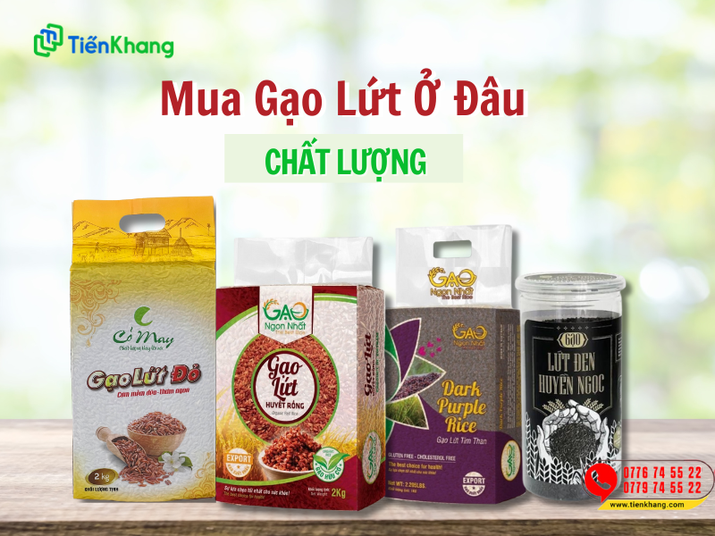 Tiến Khang cung cấp các loại gạo lứt hữu cơ chất lượng