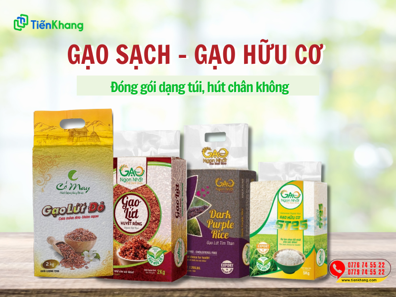 Tiến Khang phân phối các loại gạo chất lượng