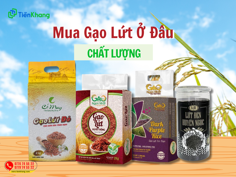 Tiến Khang là đơn vị chuyên cung cấp các loại gạo lứt chất lượng