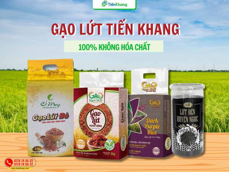 Gạo lứt Tiến Khang 100% không nhiễm chất độc hại rất an toàn cho mẹ bầu