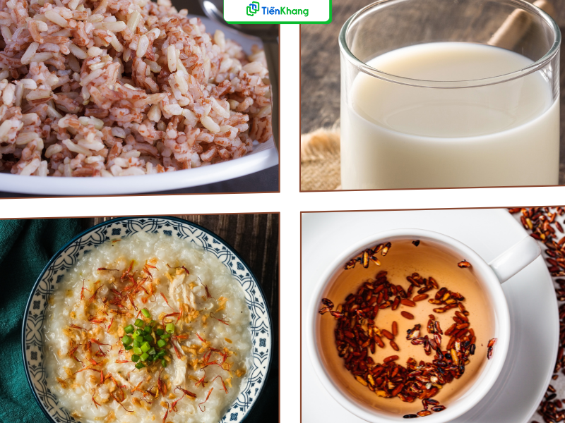 Mẹ bầu có thể chế biến gạo lứt thành nhiều món ăn khác nhau để đa dạng thực đơn