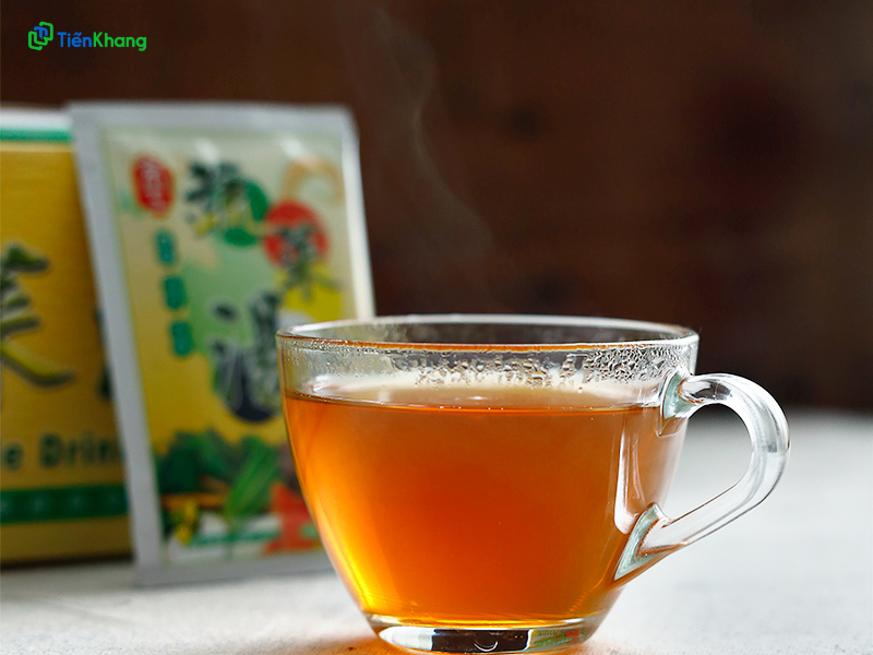 Canh dưỡng sinh làm nước uống giải rượu 