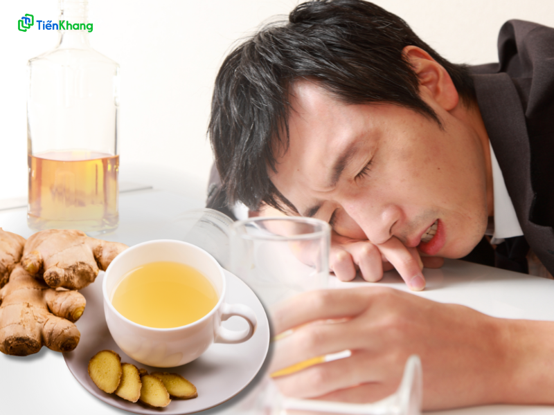 Nước gừng tươi hay trà gừng là nước uống giải rượu nhanh chóng