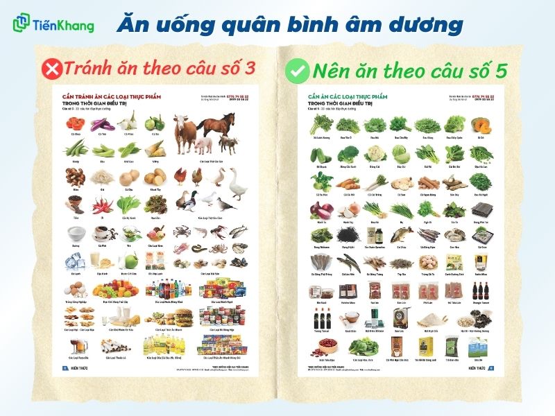 Chế độ ăn uống thực dưỡng giúp quan bình âm dương