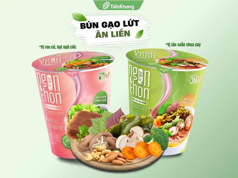 Bún ăn liền Tâm Minh cho người thực dưỡng