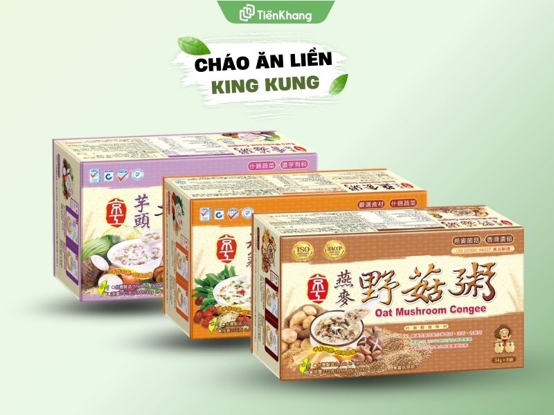 Cháo ăn liền King Kung cho người thực dưỡng bận rộn