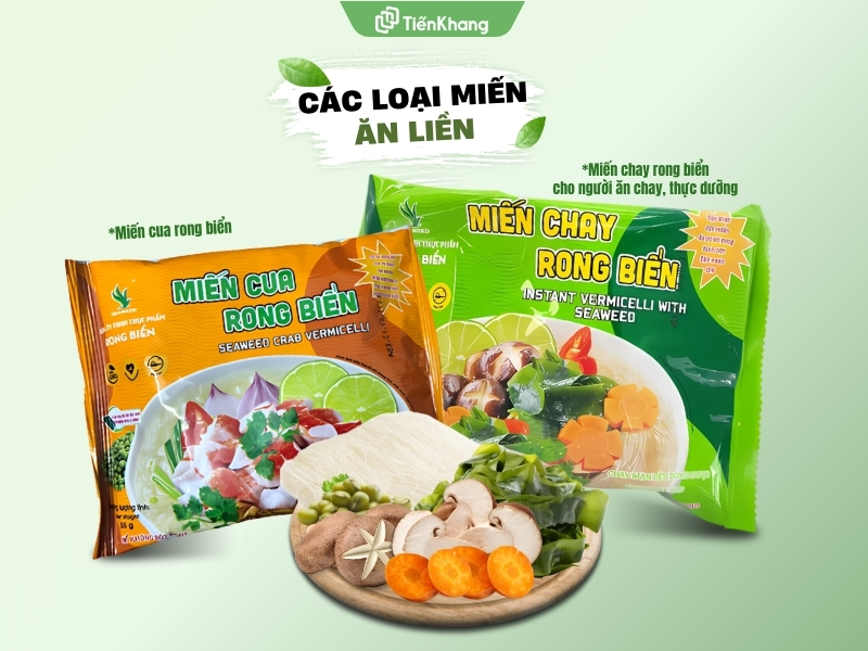 Miến rong biển ăn liền Seaweed