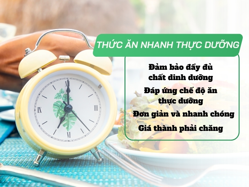 Thức ăn nhanh cho người thực dưỡng bận rộn