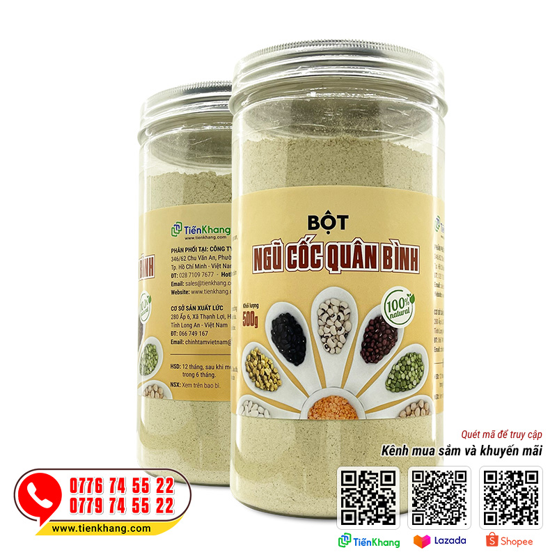 Bột ngũ cốc quân bình 500g