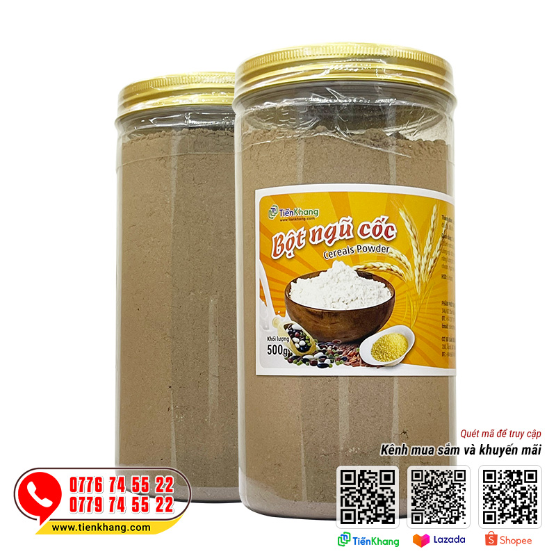 Bột ngũ cốc tươi cacao Tiến Khang