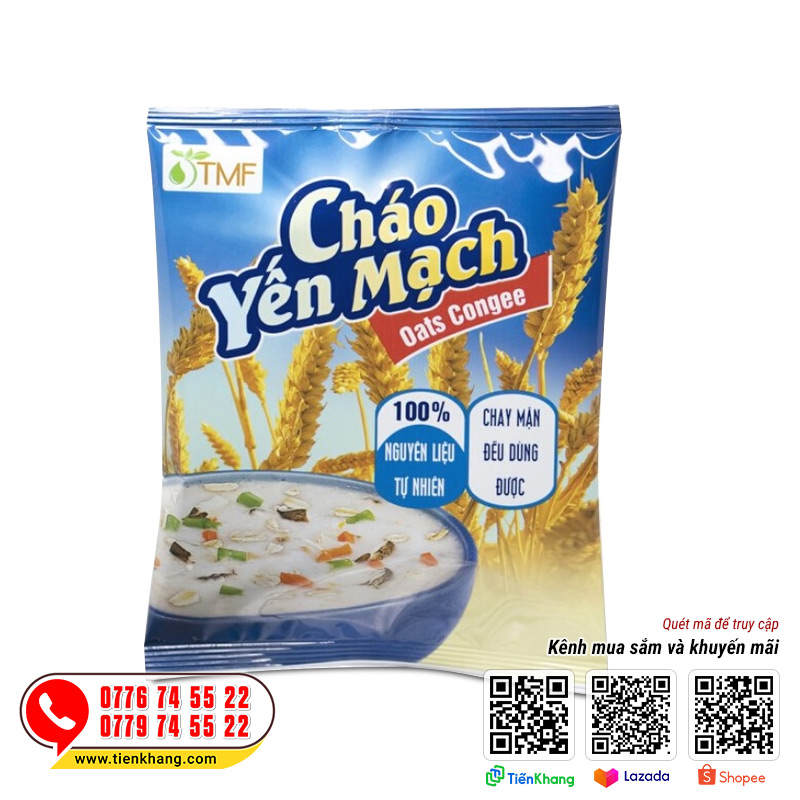 Cháo yến mạch bịch 50 gram