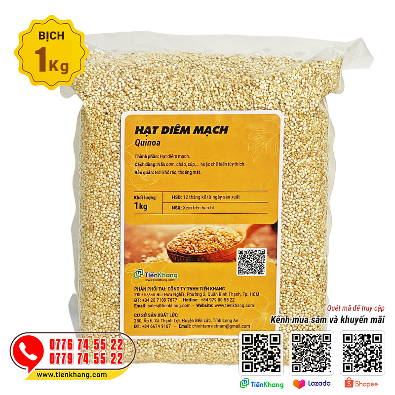 Hạt diêm mạch 1kg Tiến Khang