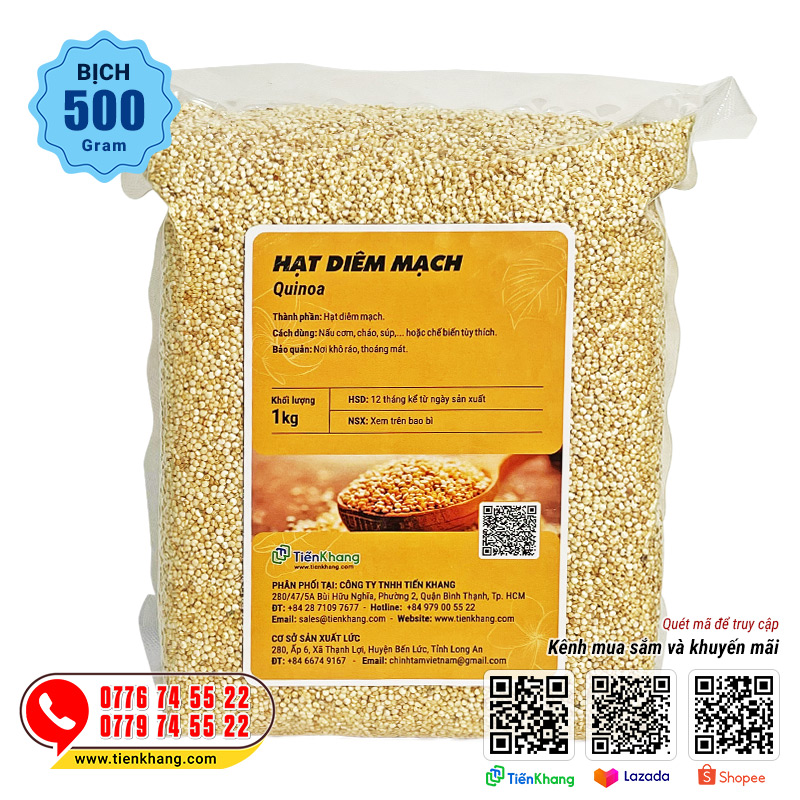 Hạt diêm mạch 500g Tiến Khang