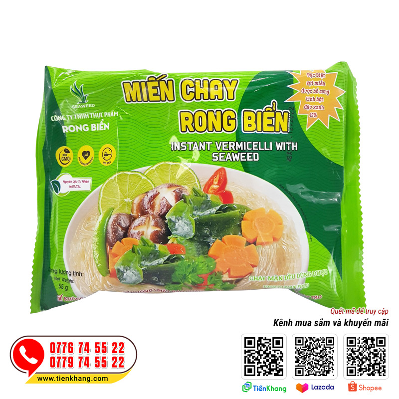 Miến chay rong biền seaweed