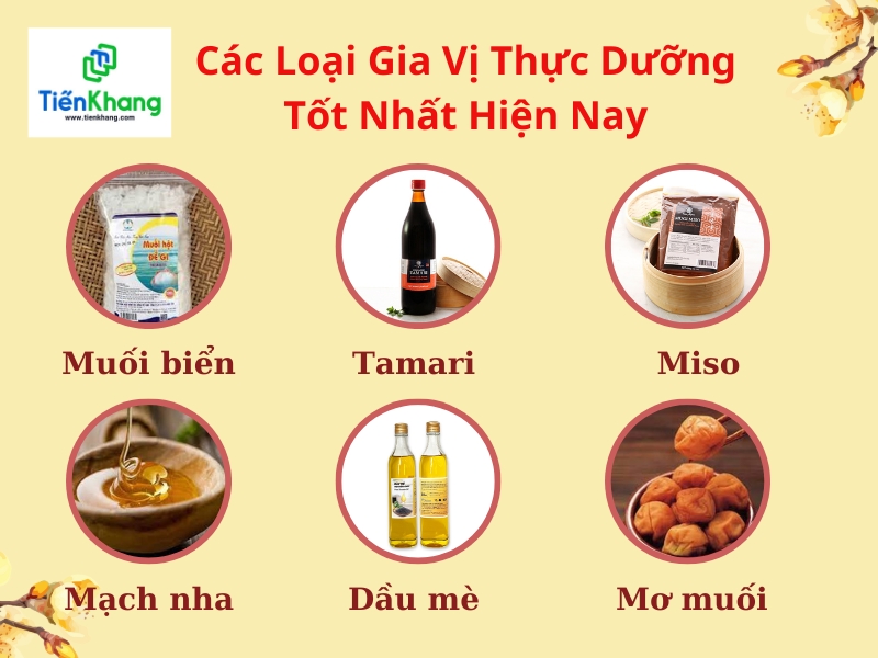 Các loại gia vị thực dưỡng tốt nhất hiện nay